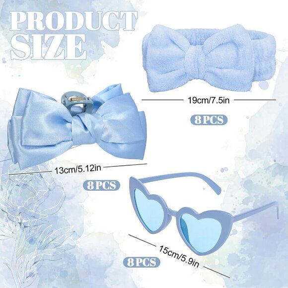 24Pcs Bachelorette Party Favors Accessories Set Hair Claws Sunglasses Decor main image 6